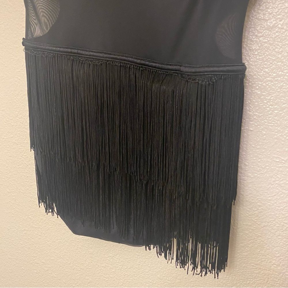 WEISSMAN Dance Costume flapper fringe Plain Fancy
13567 black gold SA-Small adul - Picture 7 of 13
